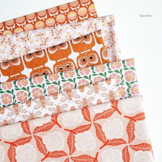 Fat Quarter Bundle Sweet Floral Scent Loes van Oosten