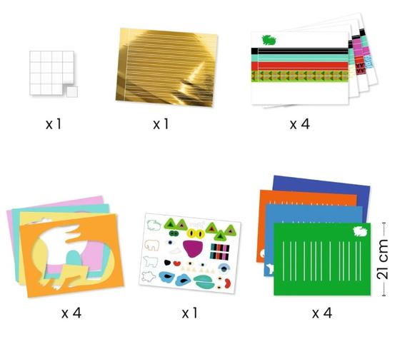 Djeco Basteln Flechtpapier
