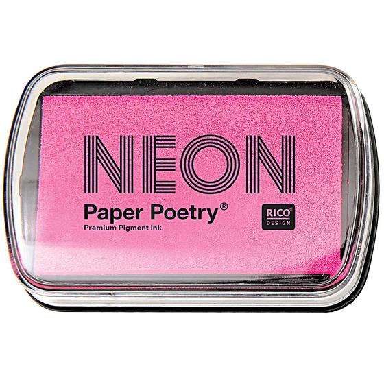 RICO DESIGN Stempelkissen NEON pink - 9x6 cm