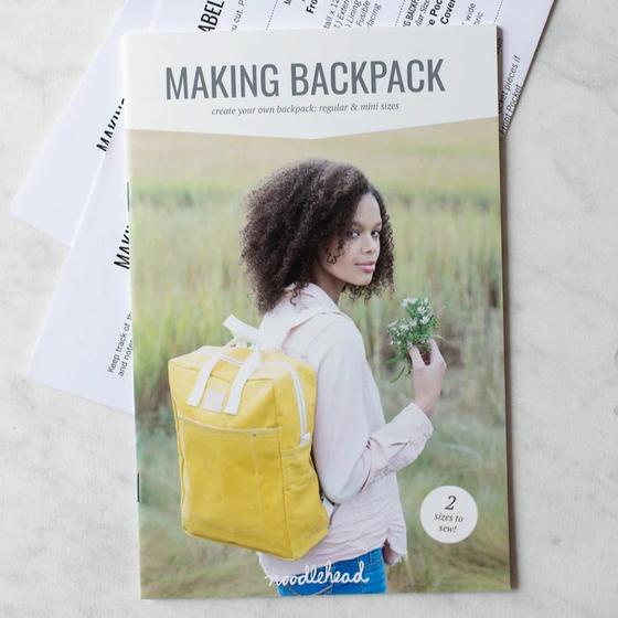 Noodlehead Making Backpack Papierschnitt