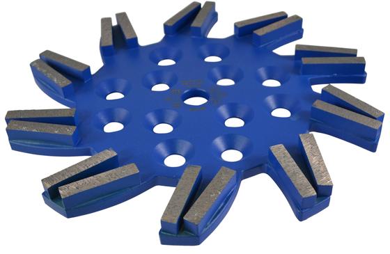 Diamant-Stern-Schleifscheibe <br> Ø 250 mm <br> mittelharte Untergründe