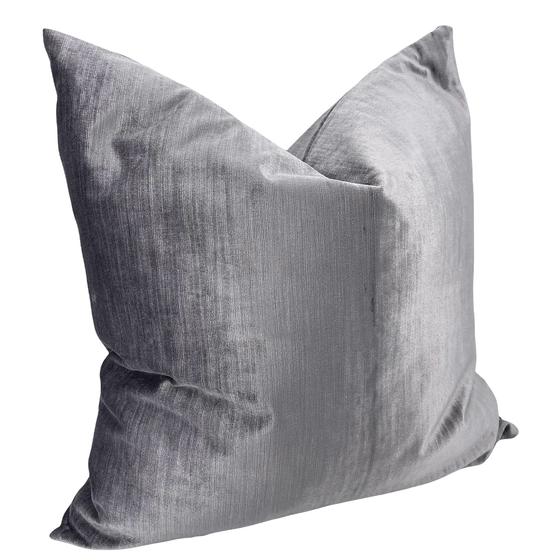 Thanks a lot Kissenhülle SAMT grau mittelgrau