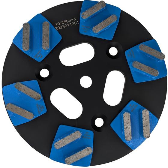 Diamant Schleifschuh <br> K 16/20 für Estrich <br> passend für Grundteller Ø 250 mm
