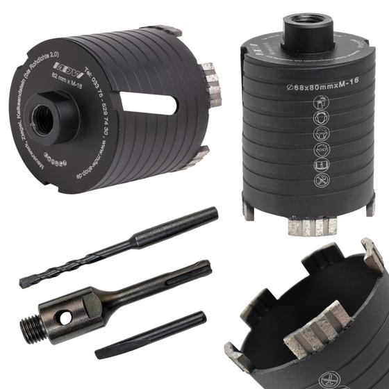 Diamant Dosensenker <br> Laser Black Turbo <br> Ø 68 / 82 mm <br> Mauerwerk, Ziegel, KS