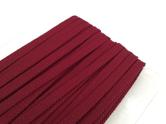 Flachkordel 10mm bordeaux
