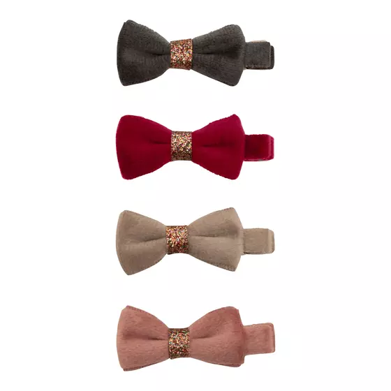 Mimi & Lula Christmas Bow Samt Haarklammern