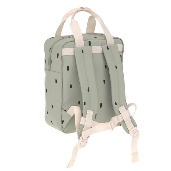 Lässig Kindergartenrucksack Square Happy Prints Oliv