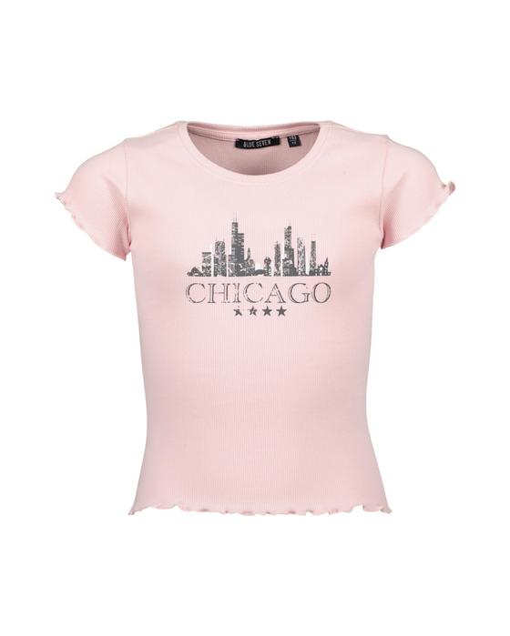 T-Shirt "Chicago", Biobaumwolle, rosa