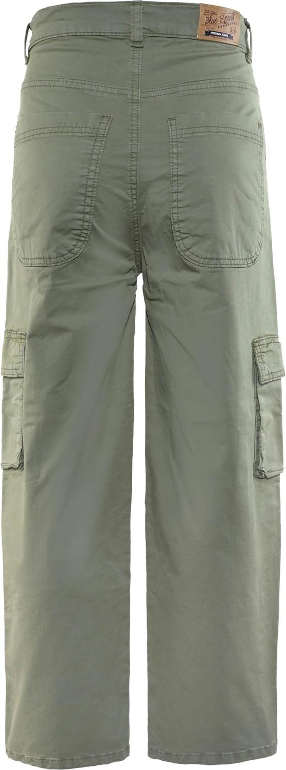 Baggy-Hose im Workerstil, Baumwolle, moschusgrün