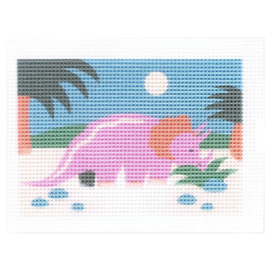 Stickbild Triceratops