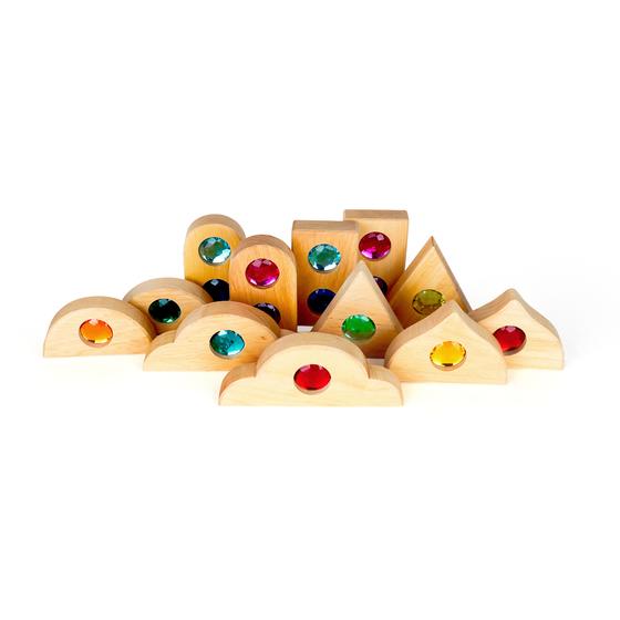 Bauspiel Funkeldächer 12 Teile