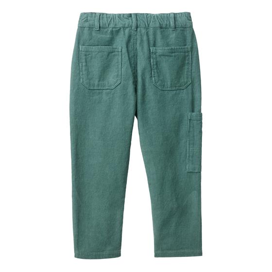 People wear Organic Kord Hose Eukalyptus