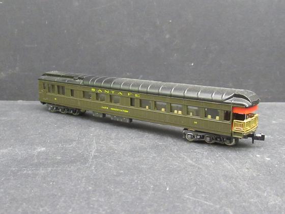 Atlas 2604 Santa Fe Cafe Observation Car #35 braun Spur N