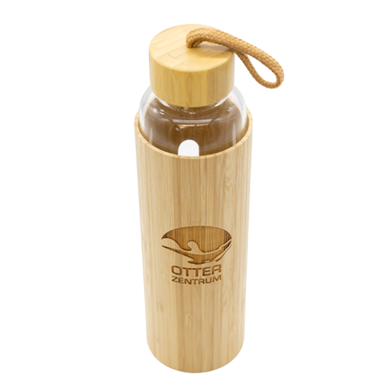 Trinkflasche Bambusmantel