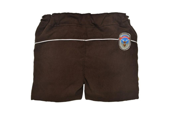 Trachtenshorts, verstellbarer Bund, braun