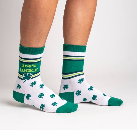 SOCK it to me Strümpfe 100% LUCKY W0471 - grün-weiß