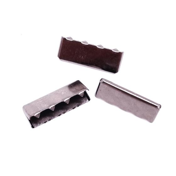 Gurtbandenden 20mm - gunmetal