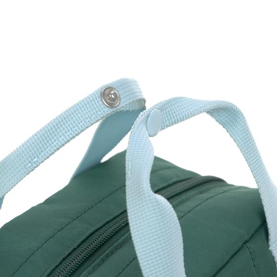 Lässig Kindergartenrucksack Square Little Gang Zitrone Dunkelgrün