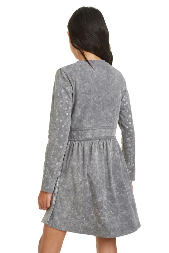 Kleid "Sagrera" mit zauberhaften Glitzer- und Gazedetails, grau