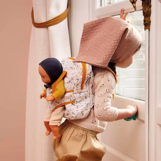Djeco Pomea Puppen Rucksack Mit Puppentrage