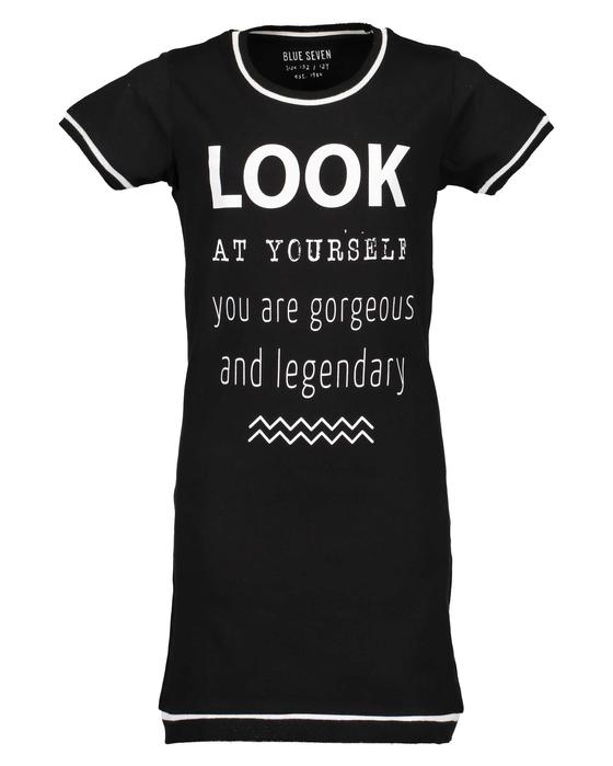 Sportliches Kleid "LOOK ...", schwarz