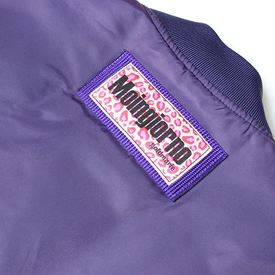 goldmarie Bomberjacke MOINGIORNO - Leo Label - lila 