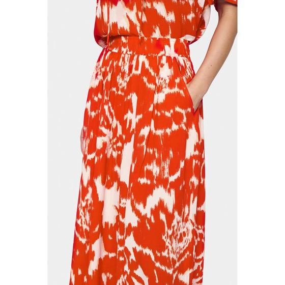 SAINT TROPEZ Blusen Rock KhloeSZ 30514028 - gemustert - orange-puder 