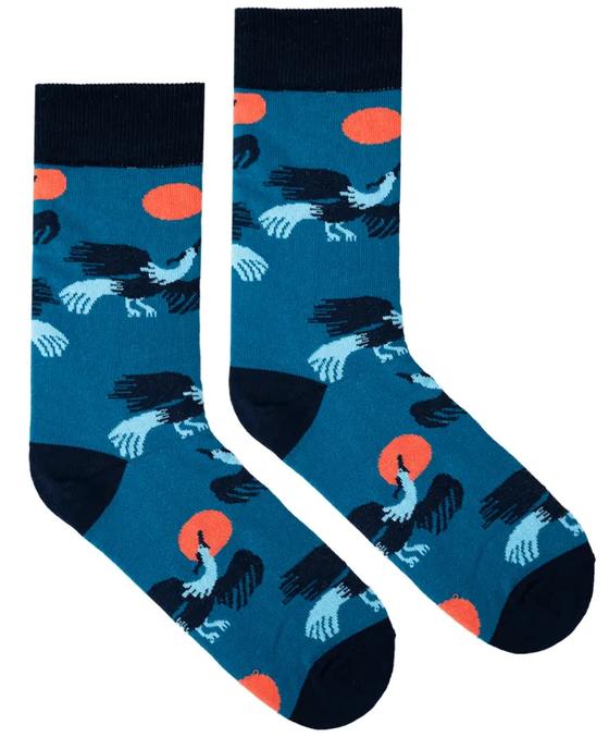 Organic Socken Kranich