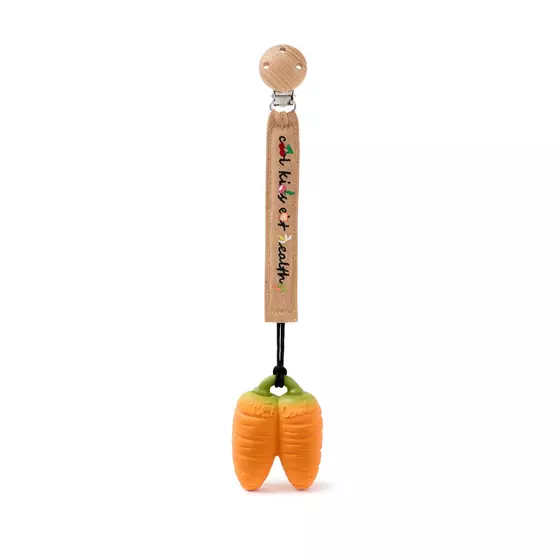 Oli&Carol Mini Doudou-Teether Cathy the Carrot