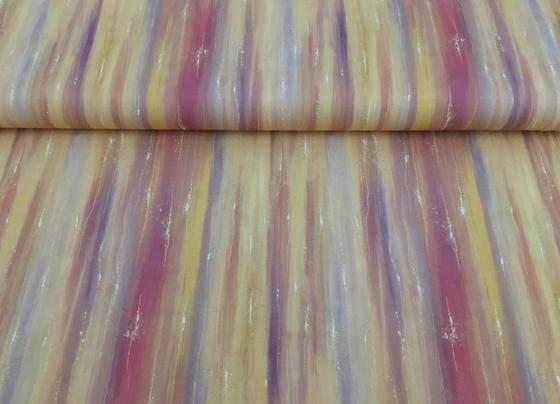 Viskosejersey Glitter orange rosa