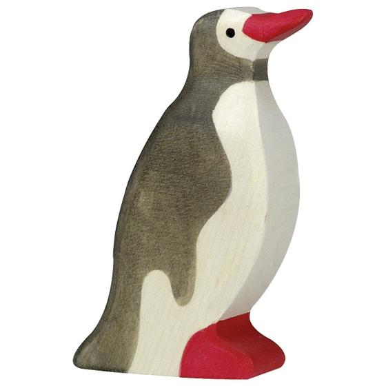 Holztiger Holztier Pinguin