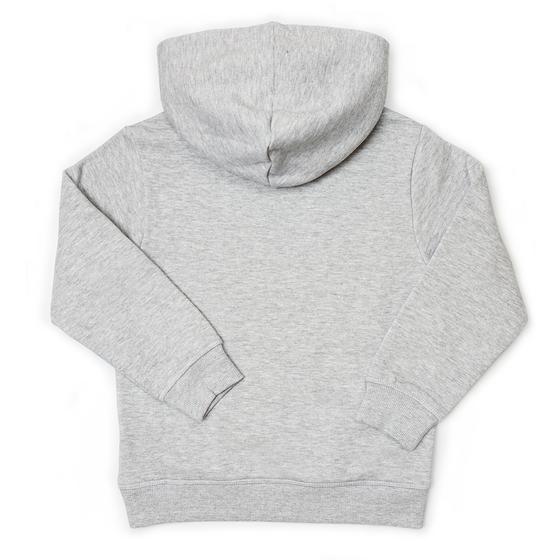 goldmarie MOIN CHÉRI Kinder Hoodie Gabi - hellgrau meliert - lila