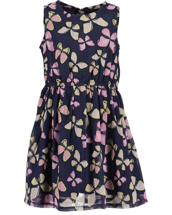 Sommerkleid "Schmetterlinge", dunkelblau