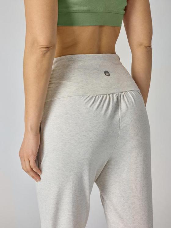 Lotuscrafts Organic Womens Yoga Pant Light Grey Marl 