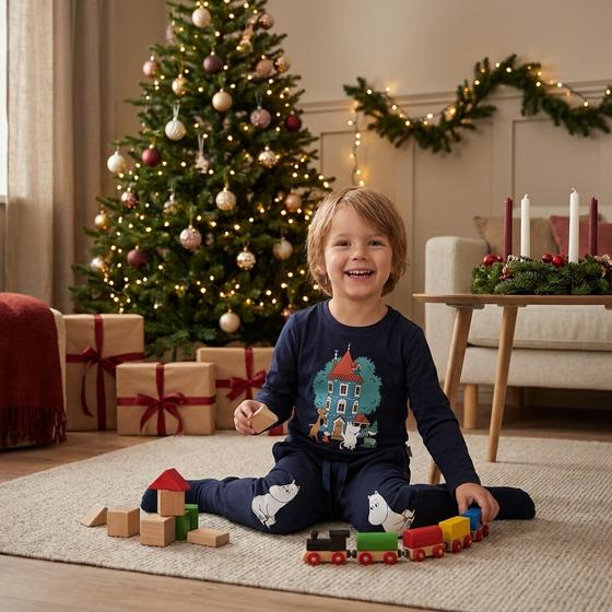 Langarmshirt "Moomin-House", Biobaumwolle