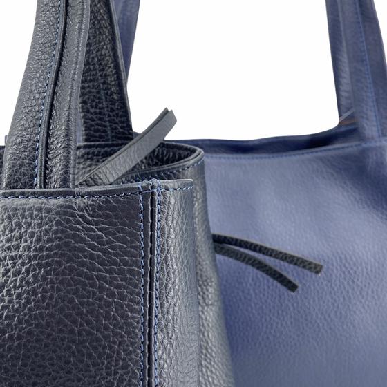 Maxima, Schultertasche blu scuro, mitternachtsblau