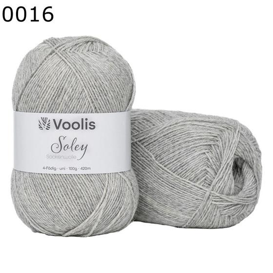 Voolis Soley uni hellgrau meliert