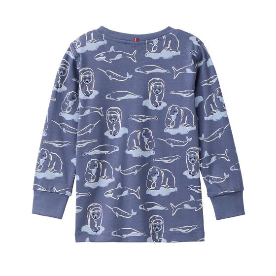 People wear Organic Pyjama Arktische Tiere Nachtblau