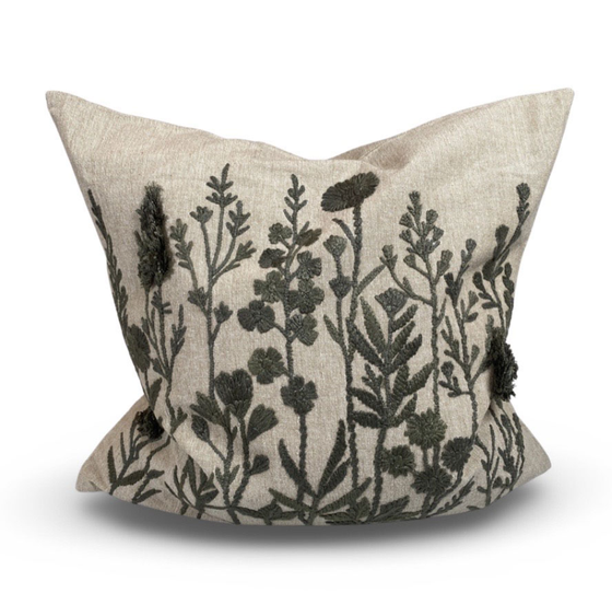 Kissen | Kissenbezug / Cushion Cover Fields of Flowers - Grün 