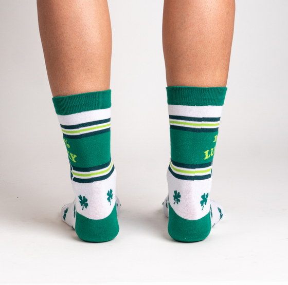 SOCK it to me Strümpfe 100% LUCKY W0471 - grün-weiß