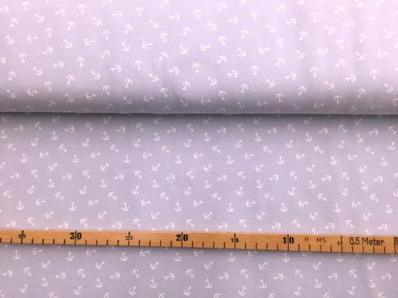 Jersey Anker hellblau