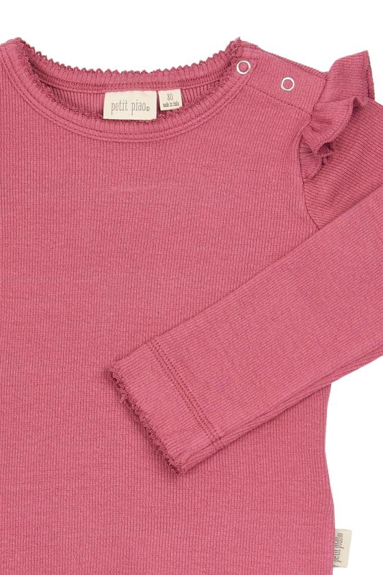 Petit Piao Langarmshirt Dusty Mauvewood