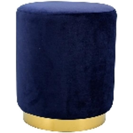 Hocker | Polsterhocker DIVA - Dunkelblau