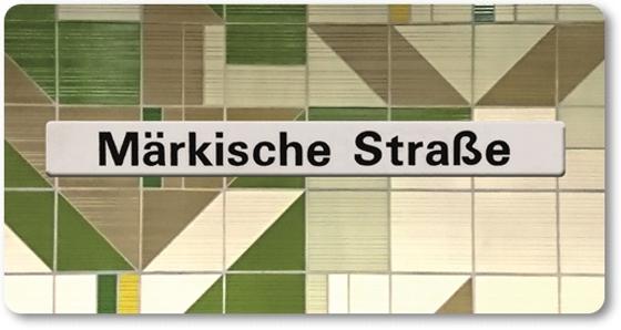 U-Bahn Magnet U-Bahnhof Märkische Straße Linie U41 U47 von tom bäcker Geschenkidee Dortmund