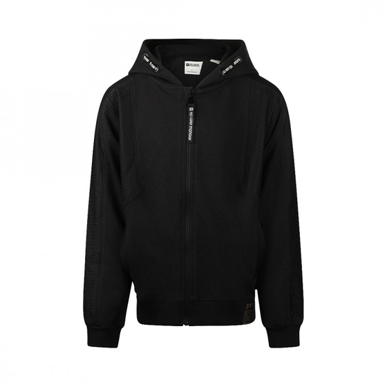 Sweatjacke, Trainingsjacke, schwarz