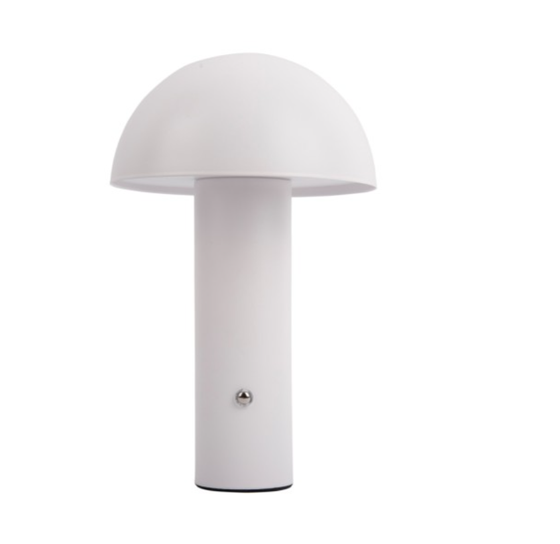 Lampe | Akku-Tischlampe Leitmotiv Fuego - Weiß