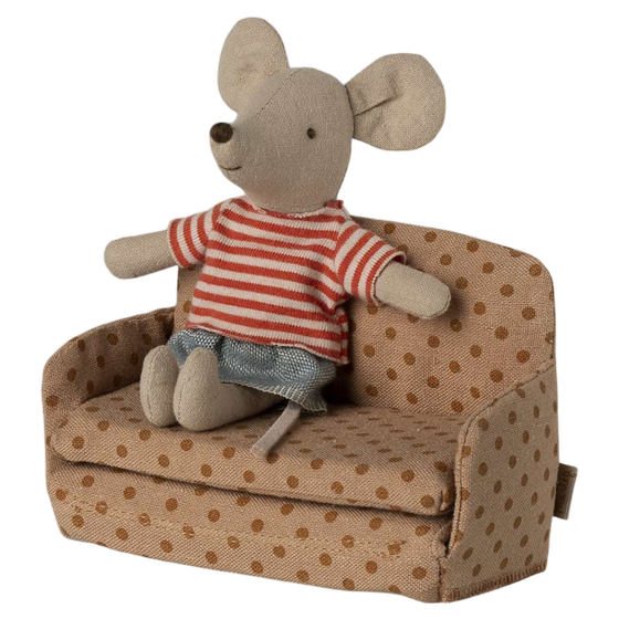 Maileg Schlafsofa Maus Punkte