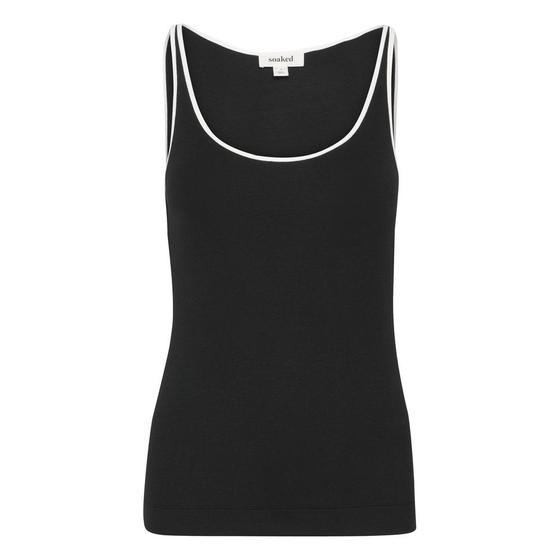 SOAKED IN LUXURY Tank Top SLIda 30408069 schwarz-weiß