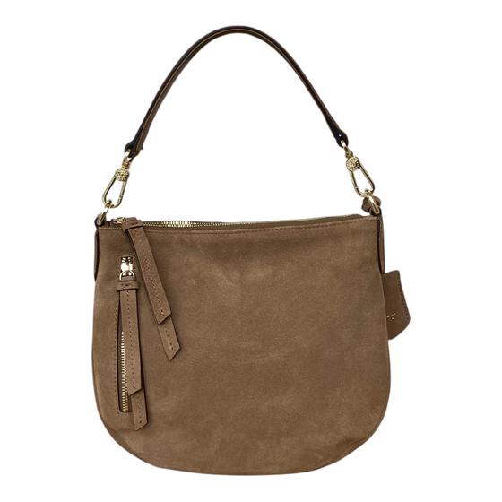 abro JUNA Hobo x-small, velours braun