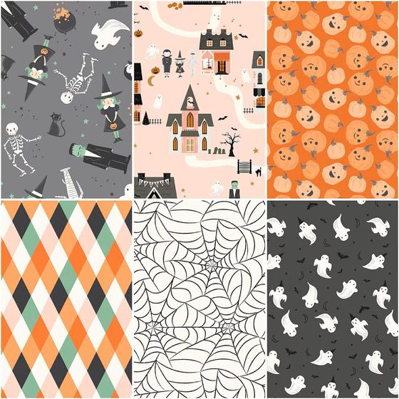Diamonds Multi – Frank and Friends | Halloween Stoff für Taschen bei Spreefee entdecken